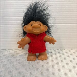 Classic Troll Doll with Red Outfit